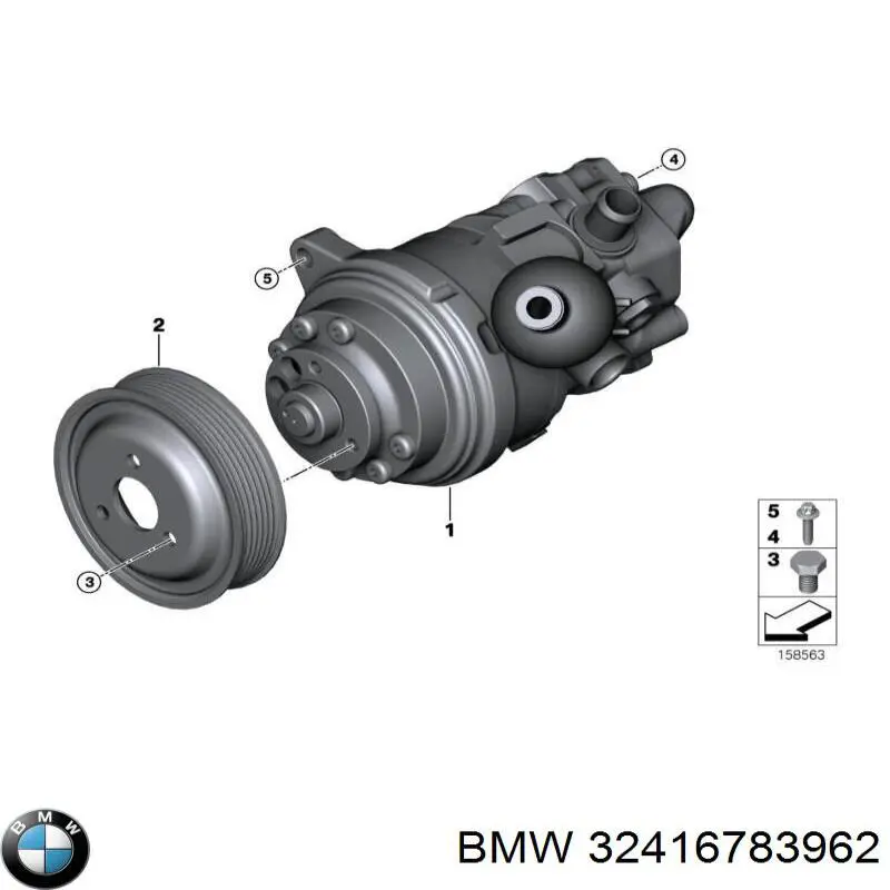 Bomba de dirección asistida  BMW 32416783962 precio, desde 1507,48 EUR