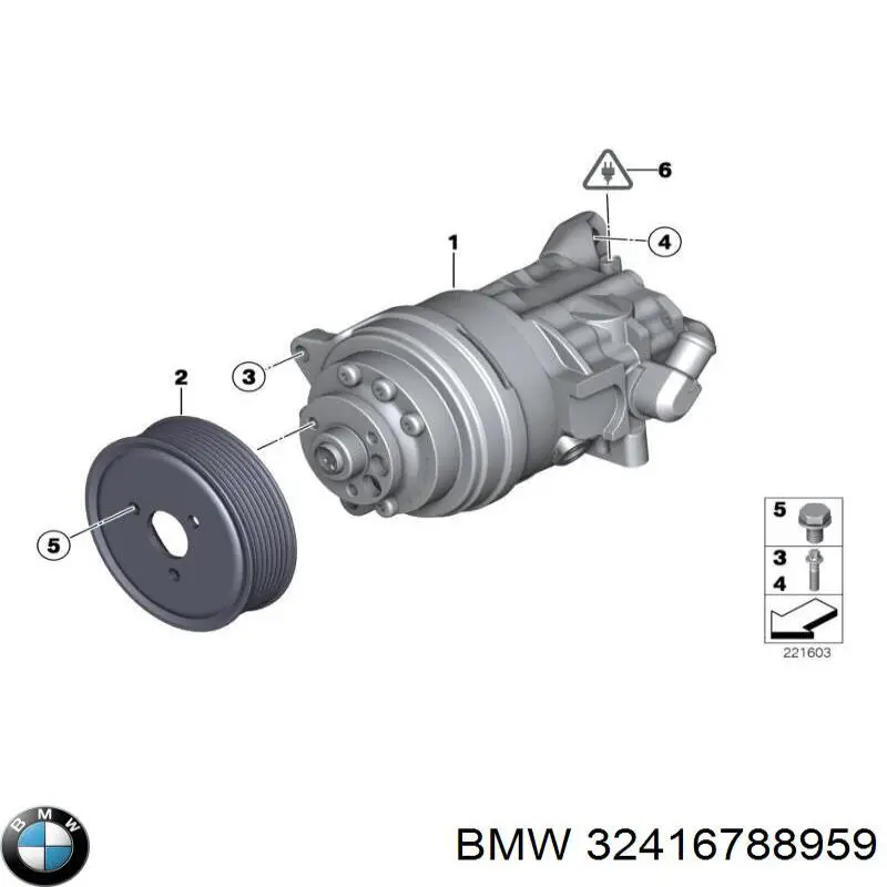 32416788959 BMW bomba hidráulica de dirección