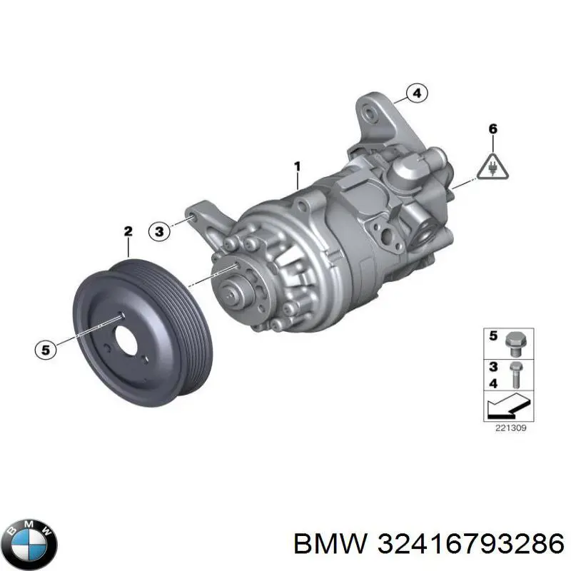 32416793286 BMW Bomba hidráulica de dirección