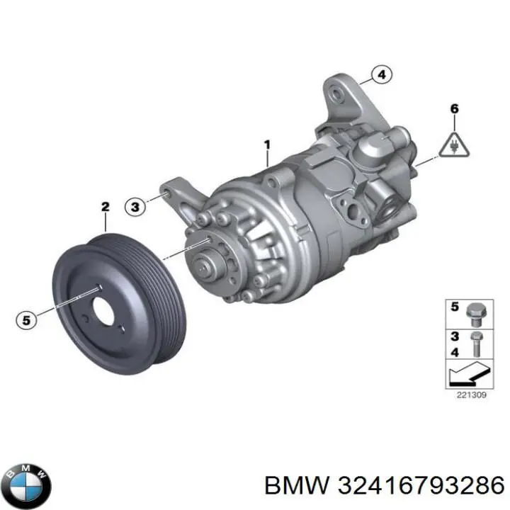 Bomba de dirección asistida  BMW 32416793286 precio, desde 1622,00 EUR