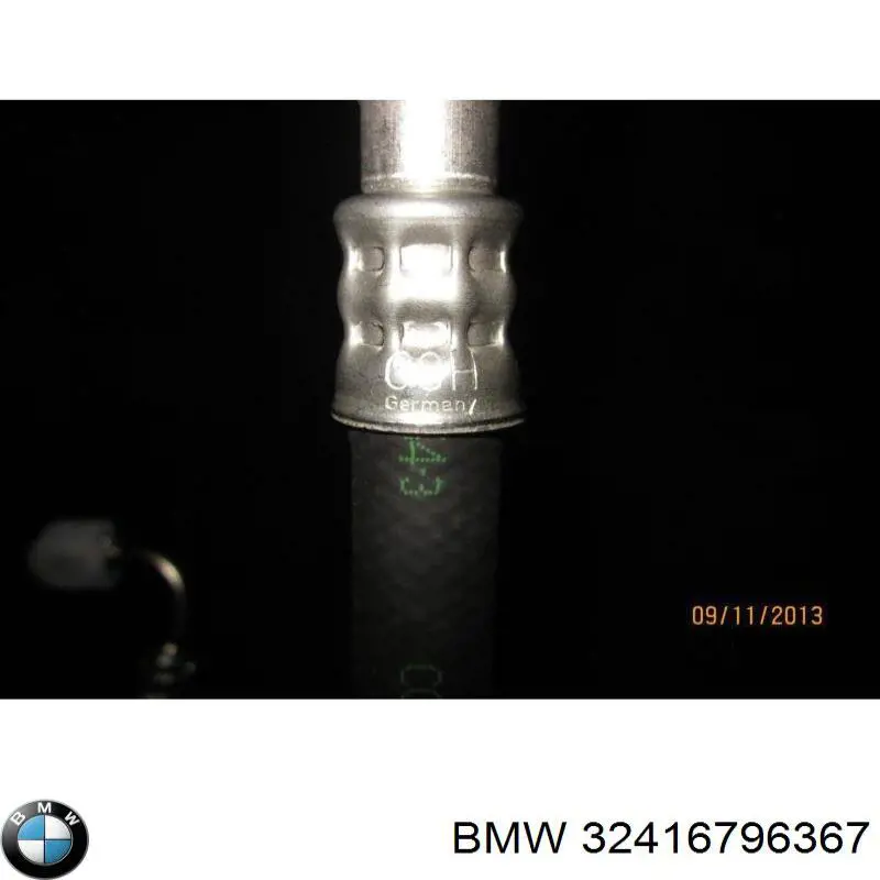 32416796367 BMW manguera hidráulica, dirección, de mecanismo dirección a radiador