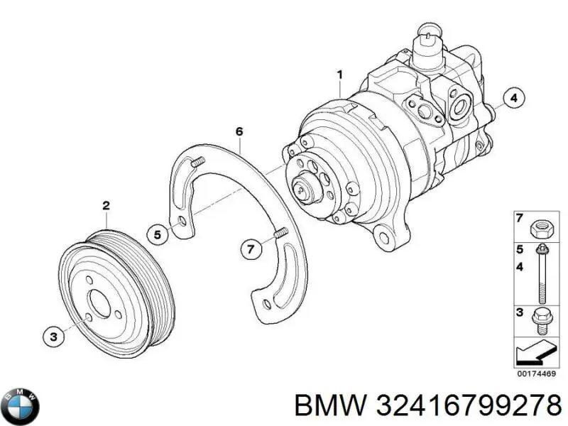 Comprar 32416776186 BMW Bomba servodireccion