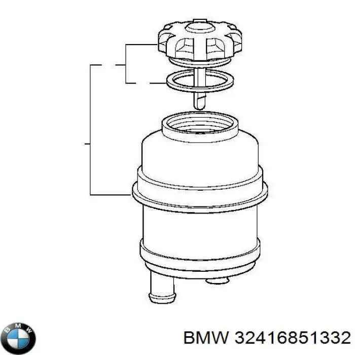 Tapón de expansión de refrigerante/anticongelante BMW 5 (E34)