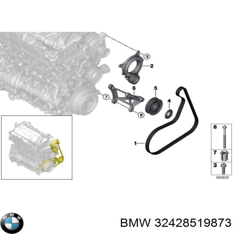 Comprar 32428519873 BMW Polea de bomba de agua