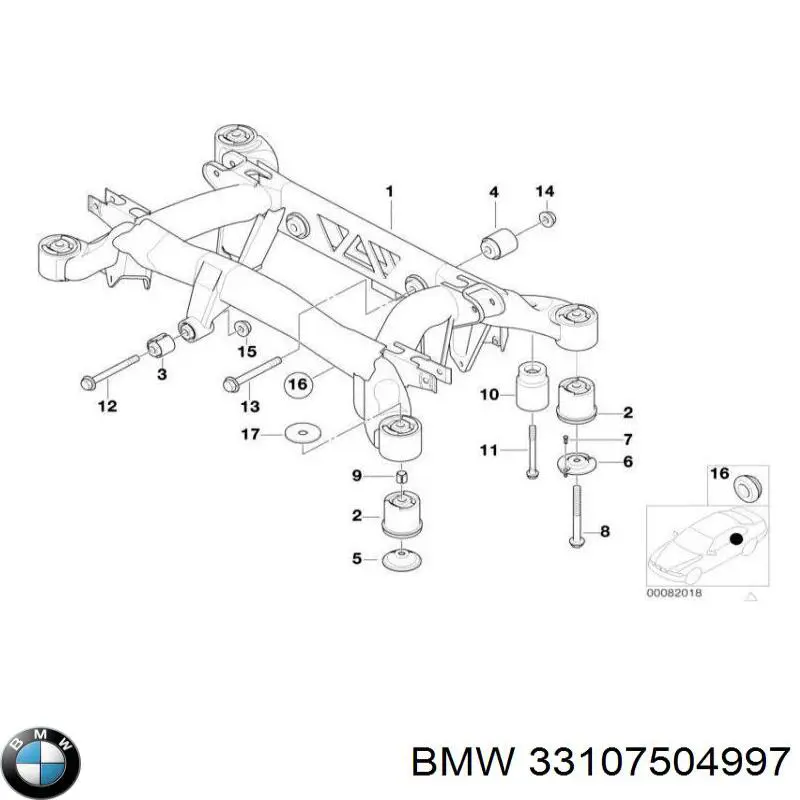 Comprar 33107504997 BMW Grupo trasero