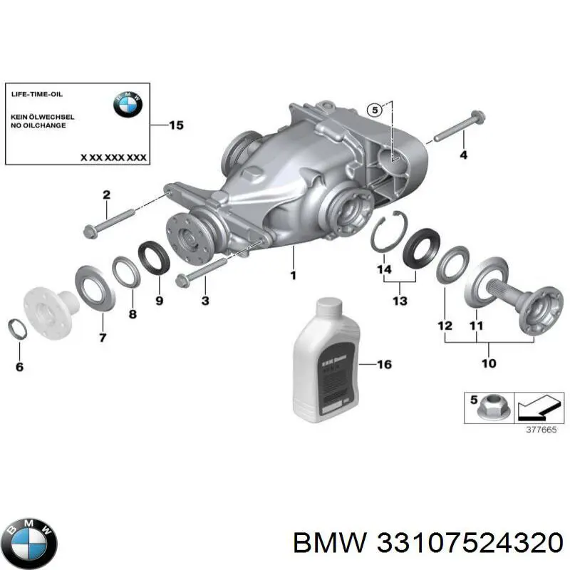 Grupo trasero BMW 33107524320 precio, desde 2909,92 EUR