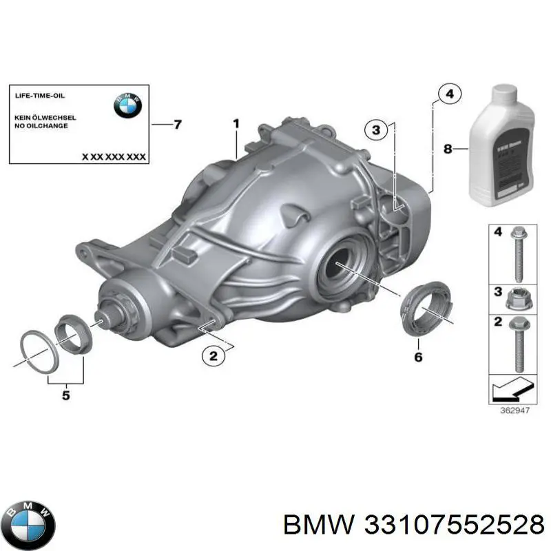 Grupo trasero BMW 33107552528 precio, desde 3003,18 EUR
