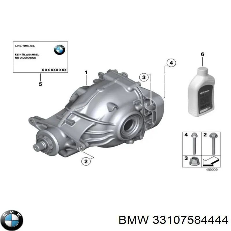 33107584444 BMW diferencial eje trasero