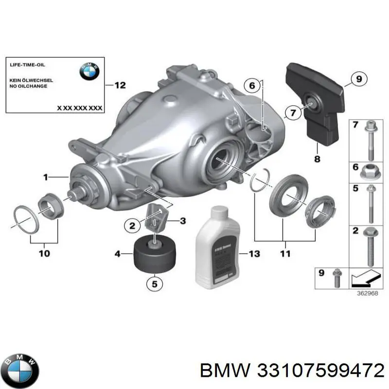  BMW 33107599472 precio, desde 702,77 EUR