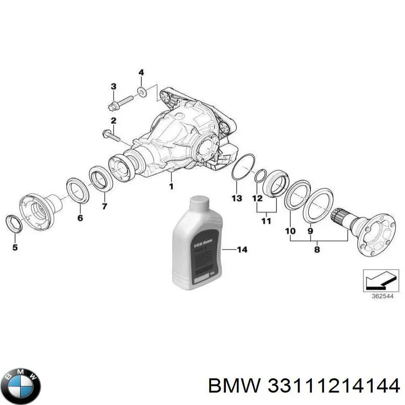  BMW 33111214144 precio, desde 5,28 EUR