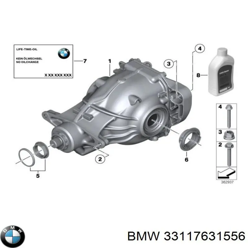 Tope del eje trasero BMW 33117631556 precio, desde 116,33 EUR