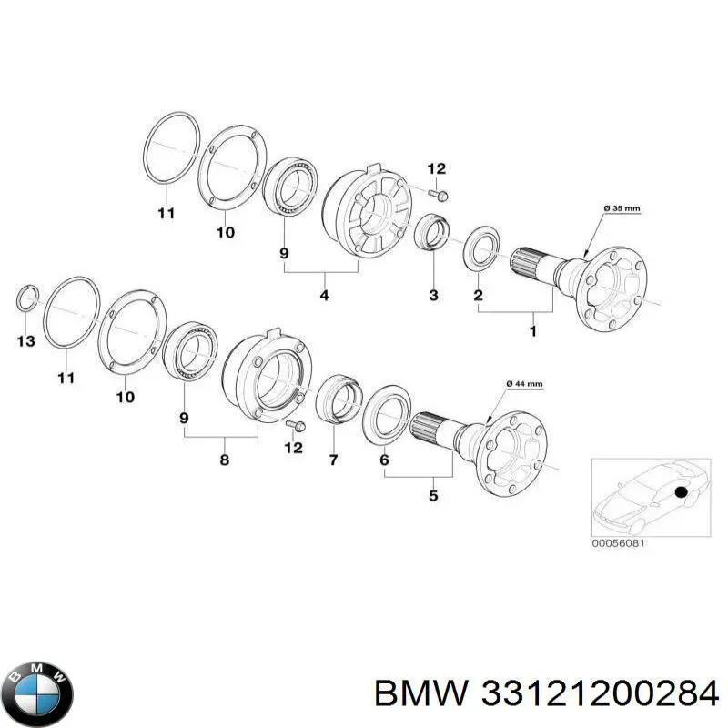  BMW 33121200284 precio, desde 13,49 EUR