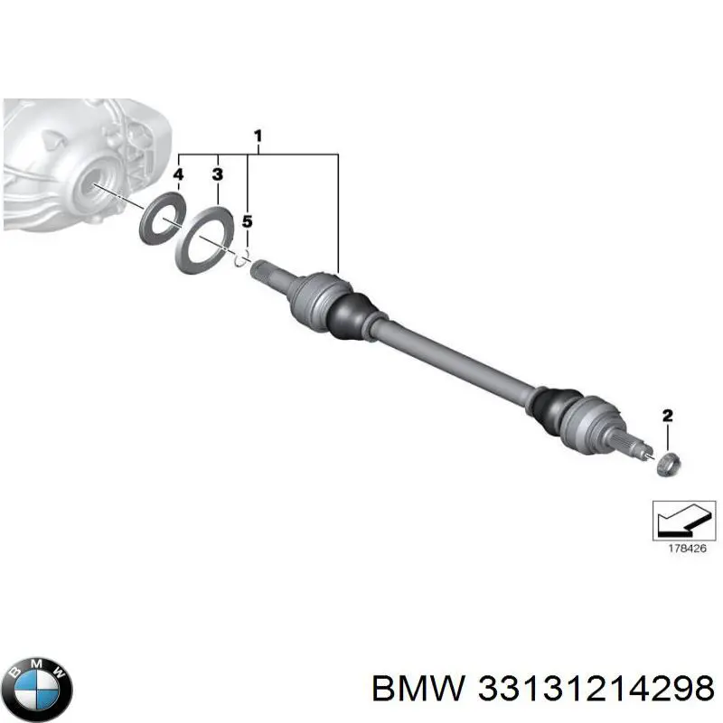  BMW 33131214298 precio, desde 23,03 EUR