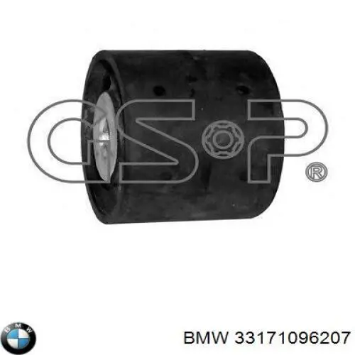 33171096207 BMW suspensión, cuerpo del eje trasero