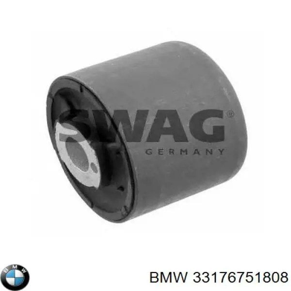 33176751808 BMW suspensión, cuerpo del eje trasero