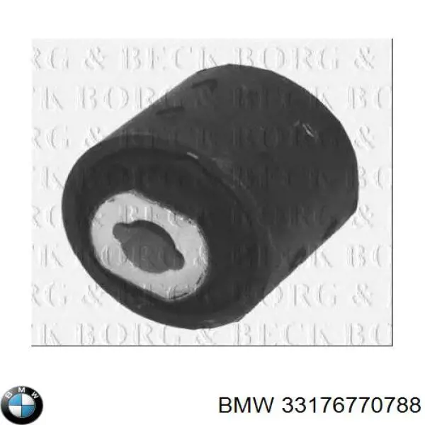 33176770788 BMW suspensión, cuerpo del eje trasero