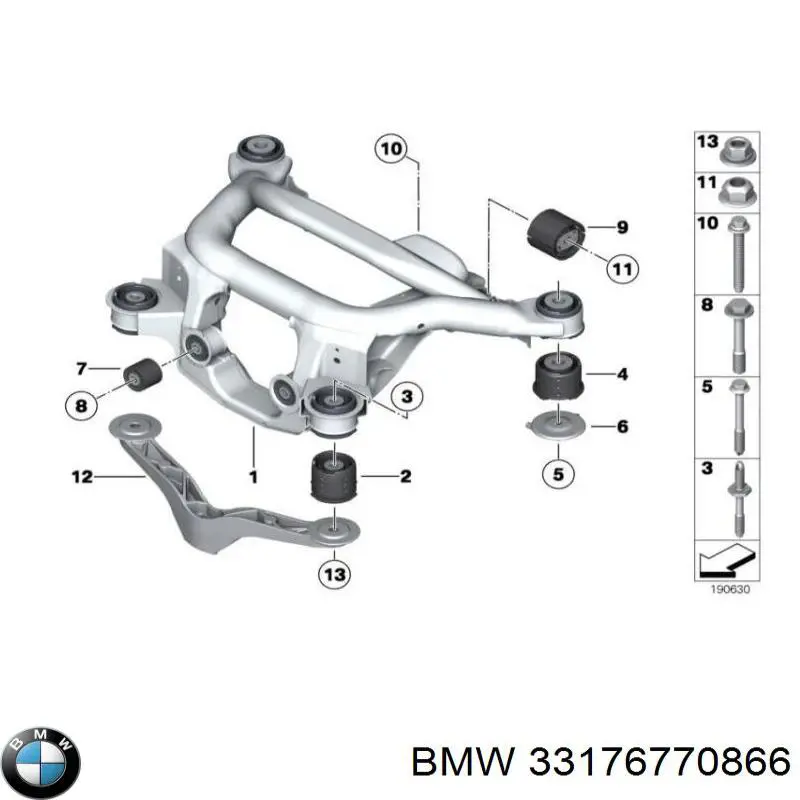 Comprar 33176770866 BMW Silentblock trasero