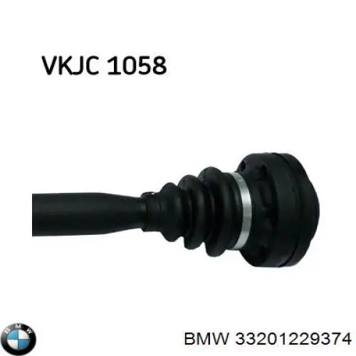 33201229374 BMW árbol de transmisión trasero