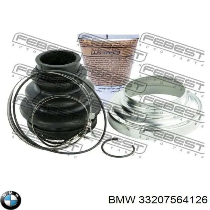 33207564126 BMW árbol de transmisión trasero