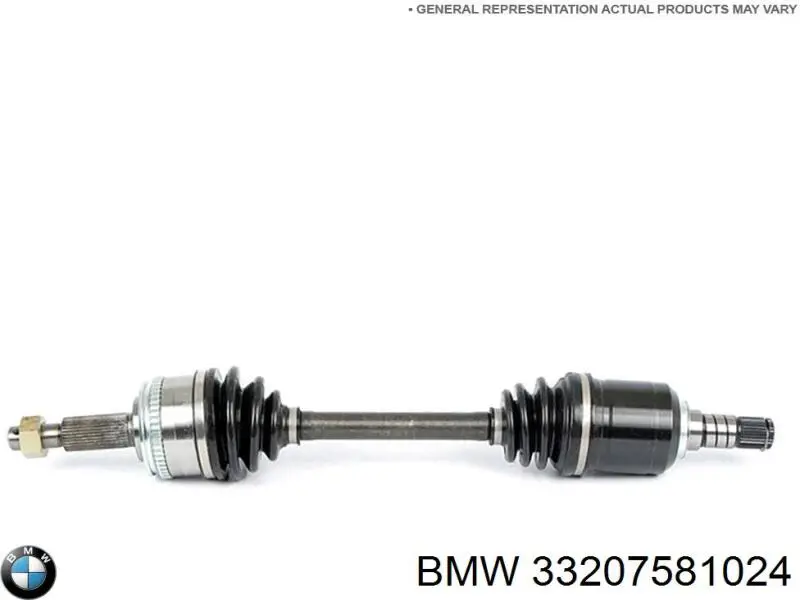 7581024 BMW árbol de transmisión trasero derecho