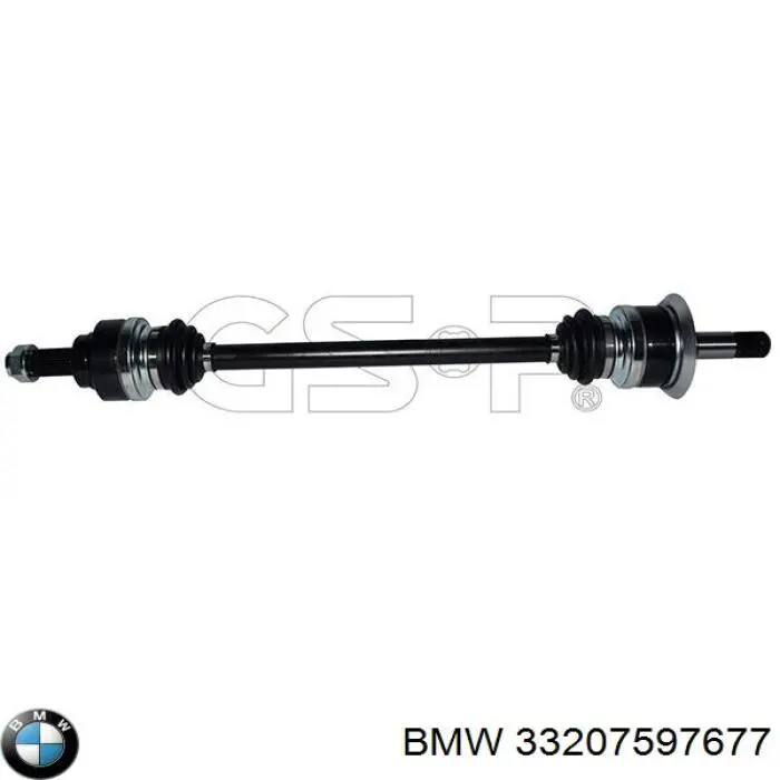 33207597677 BMW árbol de transmisión trasero izquierdo