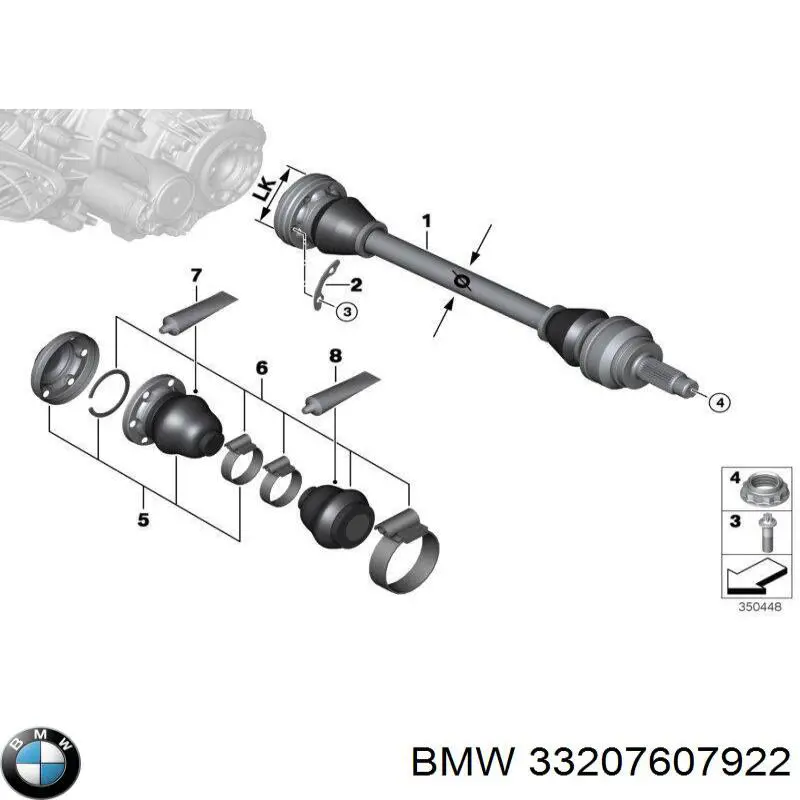 Palier trasero BMW 33207607922 precio, desde 1023,91 EUR