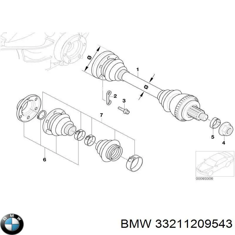 33211209543 BMW