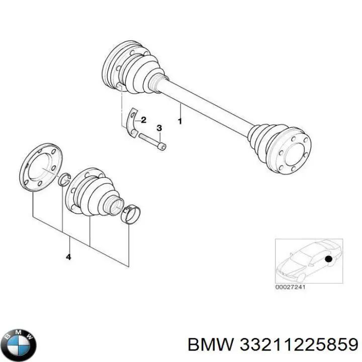 Palier trasero BMW 7 sedán (E32) (1986 - 1994) precio, desde 771,73 EUR
