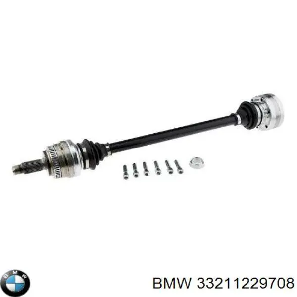 33211229708 BMW árbol de transmisión trasero derecho