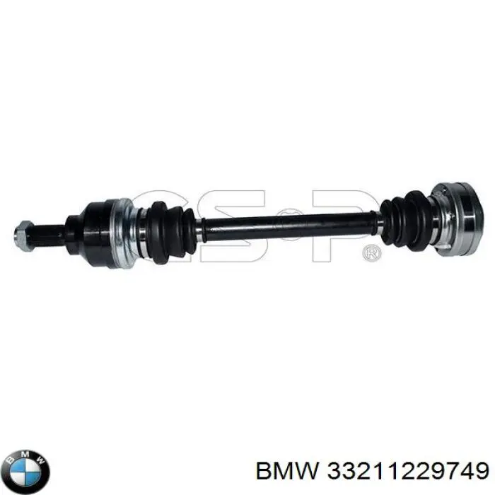 33211229749 BMW árbol de transmisión trasero izquierdo