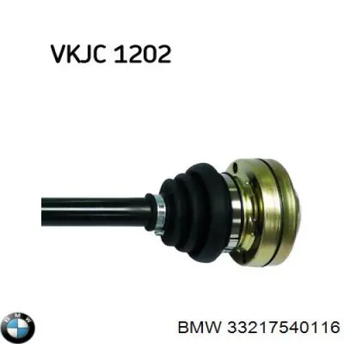 Semieje trasero derecho BMW 33217540116 precio, desde 89,41 EUR