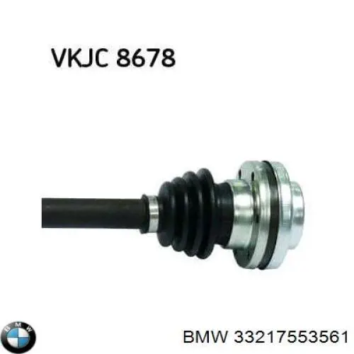 Comprar 33217553561 BMW Semieje trasero izquierdo