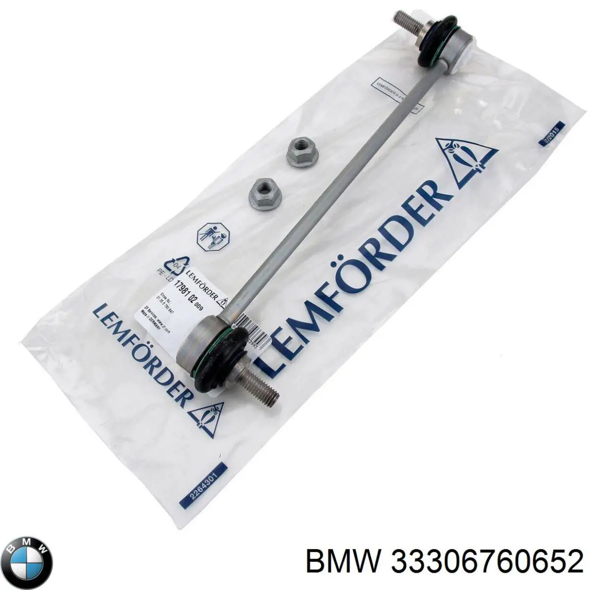 Juego de pernos de fijación del brazo delantero BMW 33306760652 precio, desde 1,74 EUR