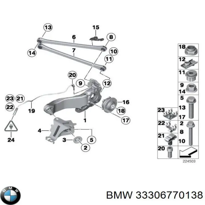  BMW 33306770138 precio, desde 17,05 EUR