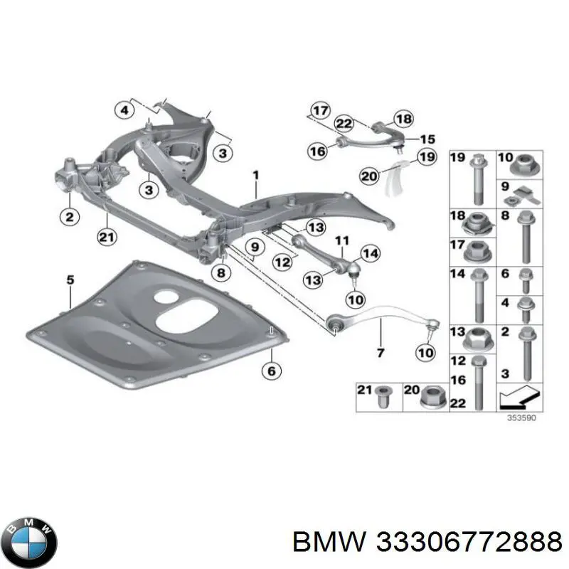  BMW 33306772888 precio, desde 4,95 EUR