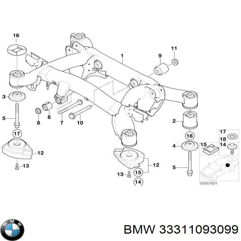  BMW 33311093099 precio, desde 11,89 EUR