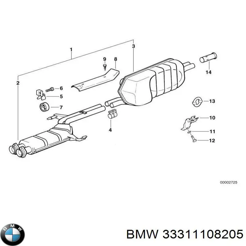  BMW 33311108205 precio, desde 3,78 EUR