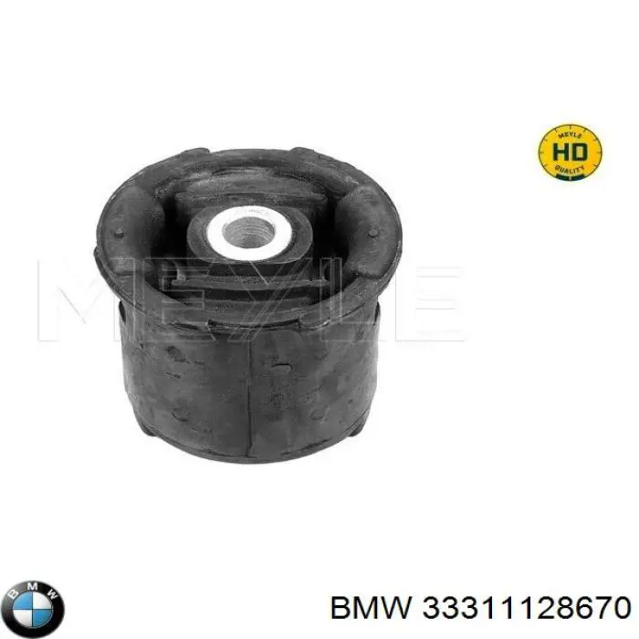 33311128670 BMW suspensión, cuerpo del eje trasero