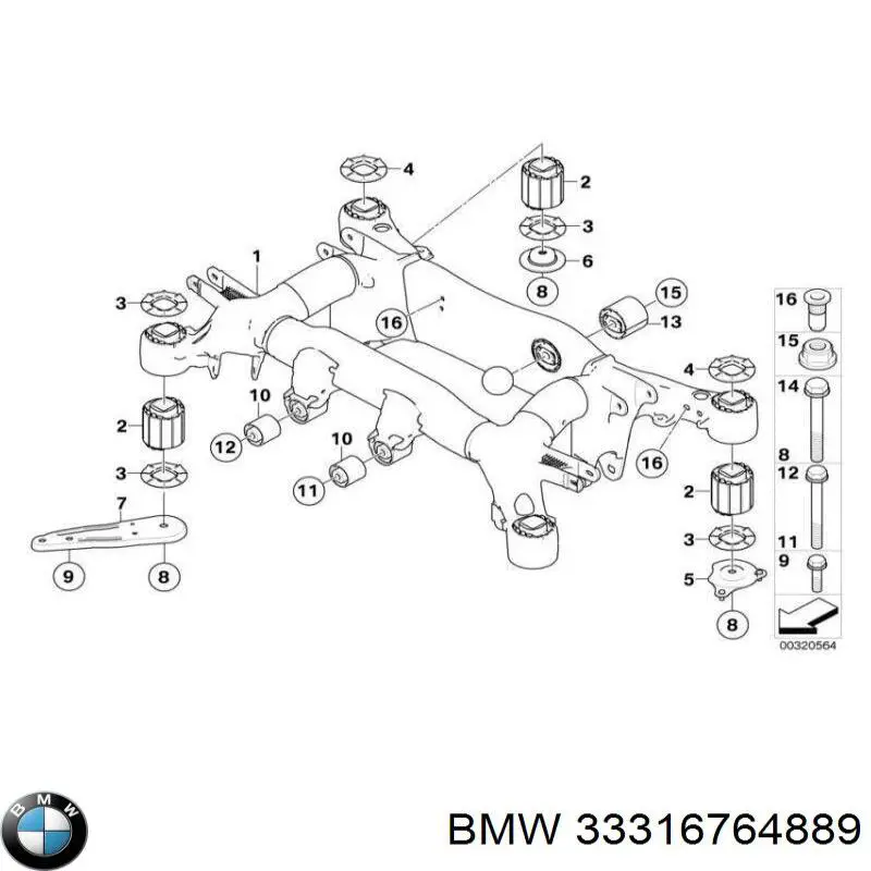33316764889 BMW 