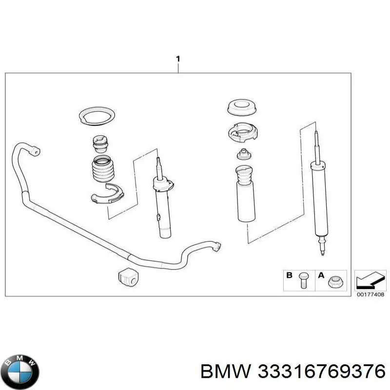 Silentblock del subchasis trasero BMW 33316769376 precio, desde 24,11 EUR