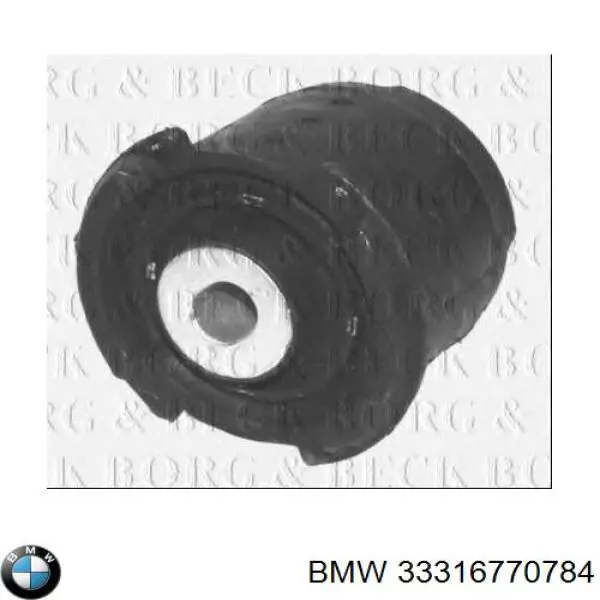 33316770784 BMW suspensión, cuerpo del eje trasero