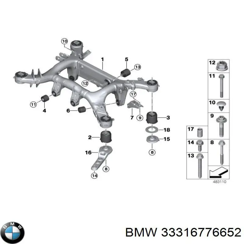  BMW 33316776652 precio, desde 7,17 EUR