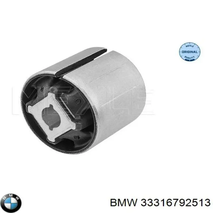 33316792513 BMW suspensión, cuerpo del eje trasero