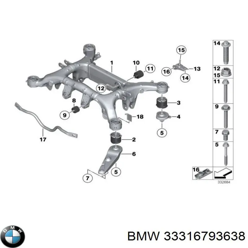 Comprar 33316793638 BMW 