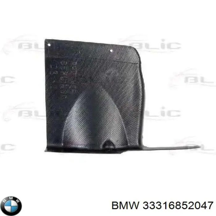 33316852047 BMW suspensión, cuerpo del eje trasero