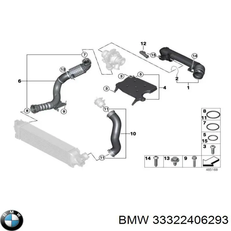 Buje exterior del brazo transversal trasero BMW 33322406293 precio, desde 13,28 EUR