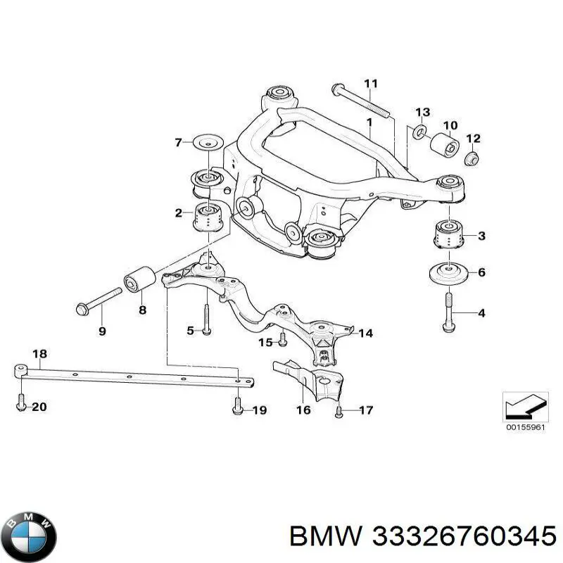  BMW 33326760345 precio, desde 15,75 EUR