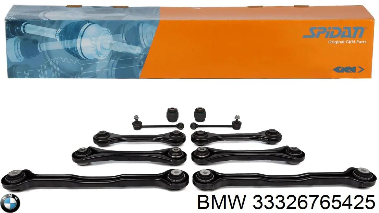 Brazo superior de suspensión trasera izquierdo/derecho BMW 33326765425