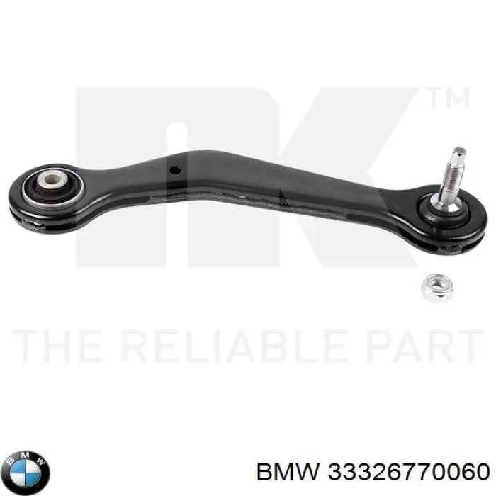 Brazo superior derecho de la suspensión trasera 33326770060 BMW