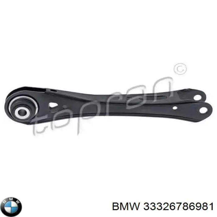 Brazo superior de suspensión trasera izquierdo/derecho 33326786981 BMW